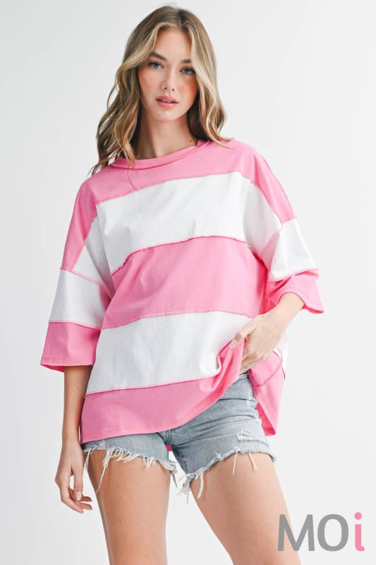 Polly Color Block Top