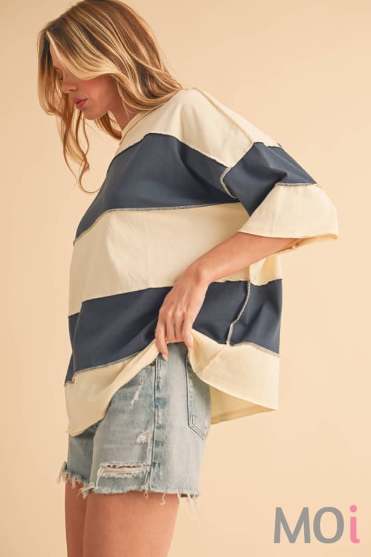 Polly Color Block Top