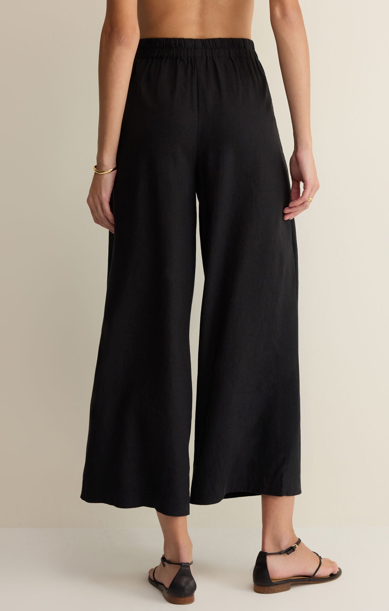 Z Supply Scout Linen Pant BLK