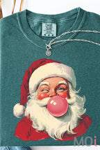Vintage Bubble Gum Santa Graphic Tee