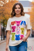 Colorful Dogs Graphic Tee