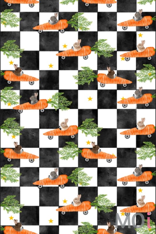 Hare Racers: Double-Sided Hand Towel