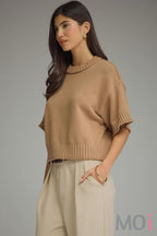 Short Sleeve Knit Top