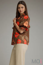 Short Sleeve Floral Top