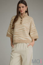 Zebra Print Sweater