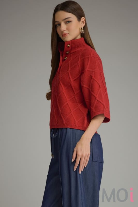 3/4 Sleeve Sweater Top