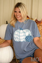 Navy Pumpkins Tee