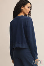 Z Supply Daily Knit Denim Cardigan