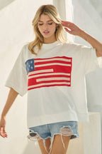Americana French Terry Short Sleeve Pullover