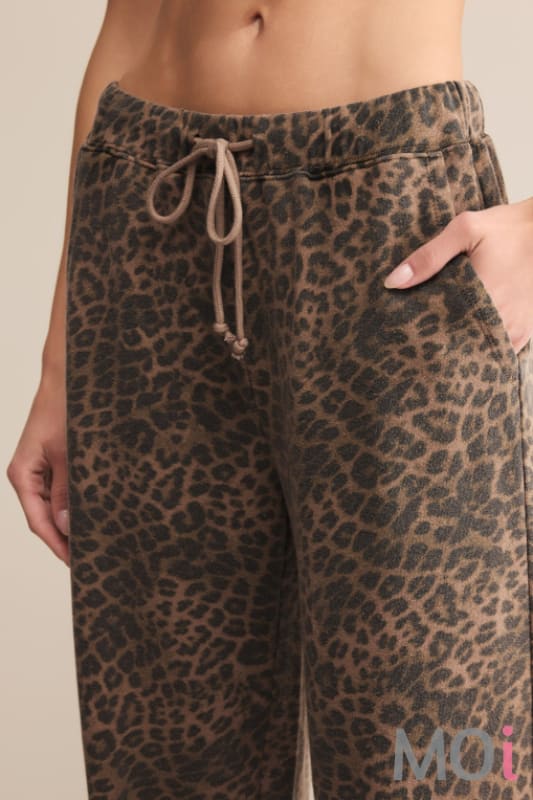 Z Supply Hunter Leopard Knit Pant