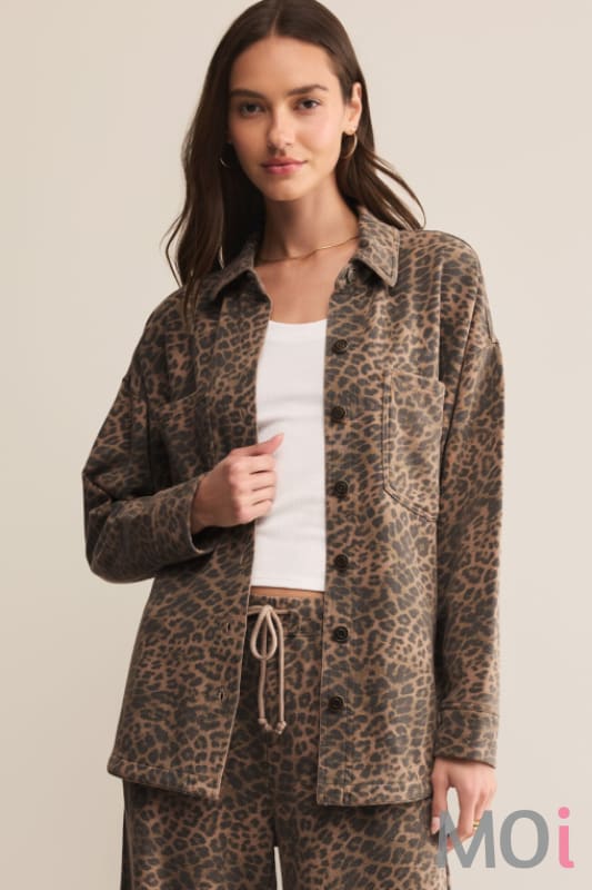 Z Supply All Day Leopard Jacket