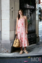 Velvet Heart Ruby Shoulder Tie Dress