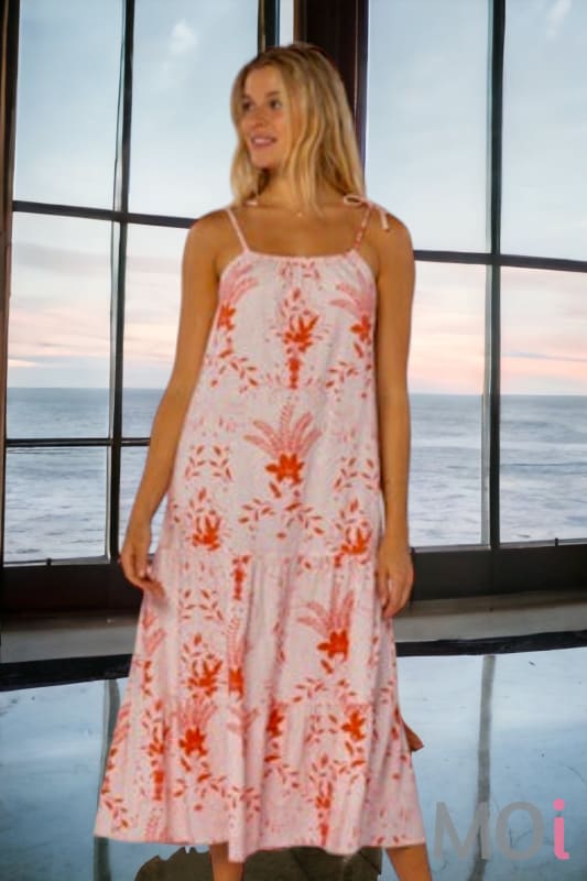 Velvet Heart Ruby Shoulder Tie Dress