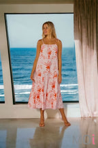 Velvet Heart Ruby Shoulder Tie Dress