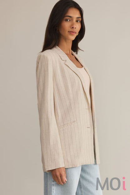 Z Supply LIvingston Pinstripe Blazer