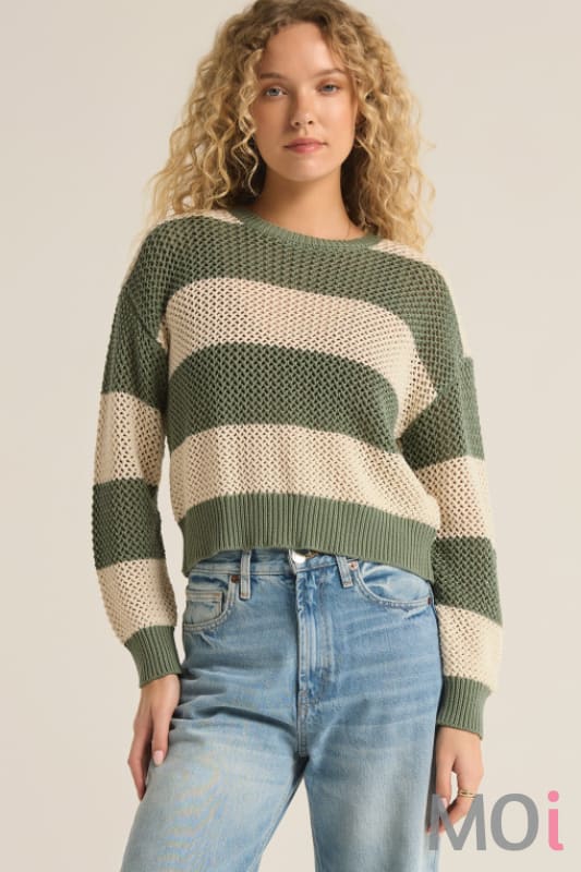 Z Supply Broadbeach Stripe Sweater
