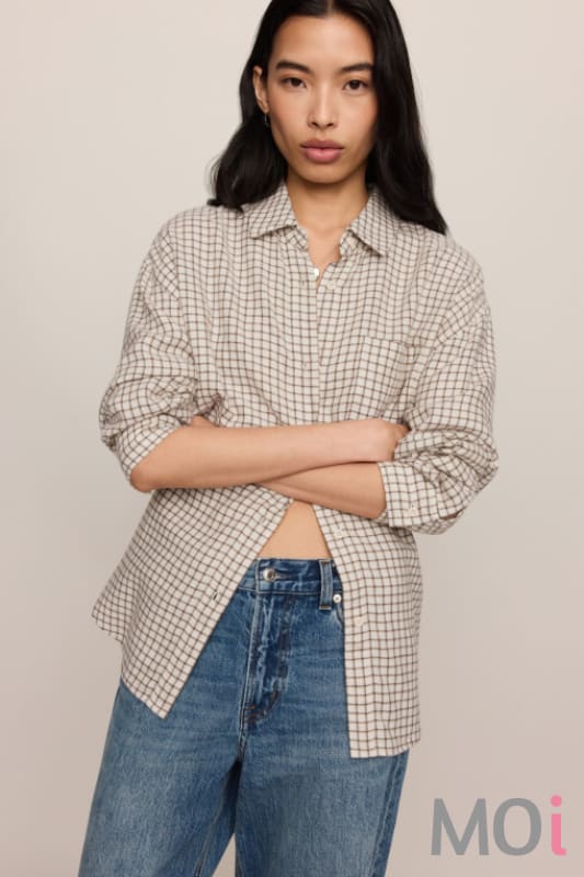 Z Supply River Plaid Button Up FPL