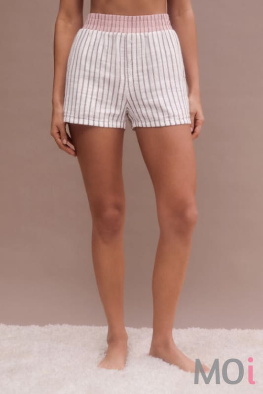 Z Supply Hang Out Stripe Boxer Bone