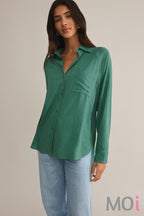 Z Supply The Perfect Linen Top BGN