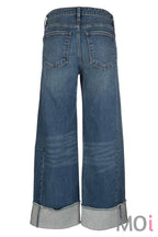 Kut From The Kloth Meg High Rise Wide Leg Fab Ab Roll Up