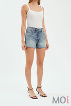 Daze Sedona Mid Rise Short New Flame