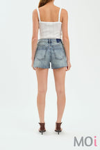 Daze Sedona Mid Rise Short New Flame