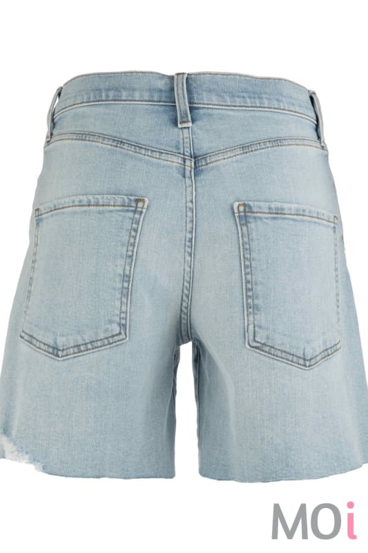 Hailey High Rise Short With Raw Hem Openness