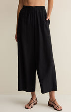 Z Supply Scout Linen Pant BLK