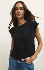 Z Supply Camino Jersey Top Black