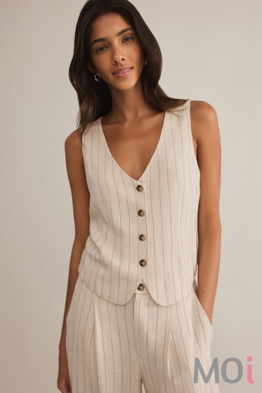 Z Supply Belfort Pinstripe Vest