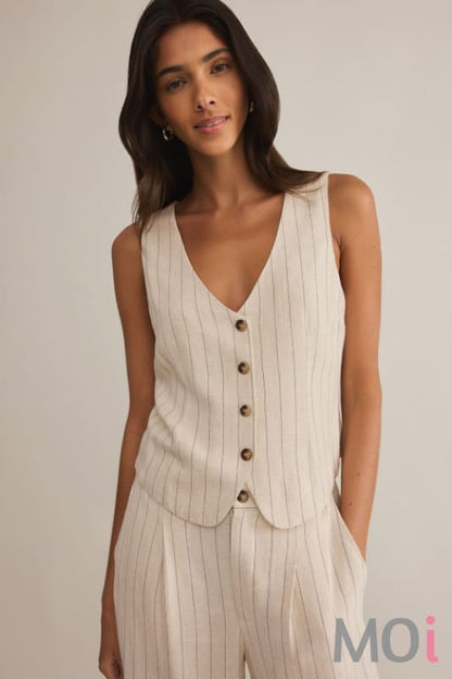 Z Supply Belfort Pinstripe Vest
