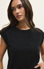 Z Supply Camino Jersey Top Black