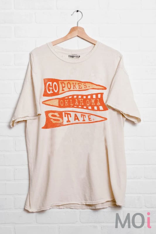 Osu Pennant Thrifted Tee Apparel & Accessories